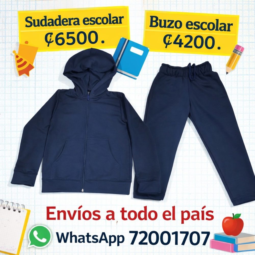 Buzos y sudaderas escolares