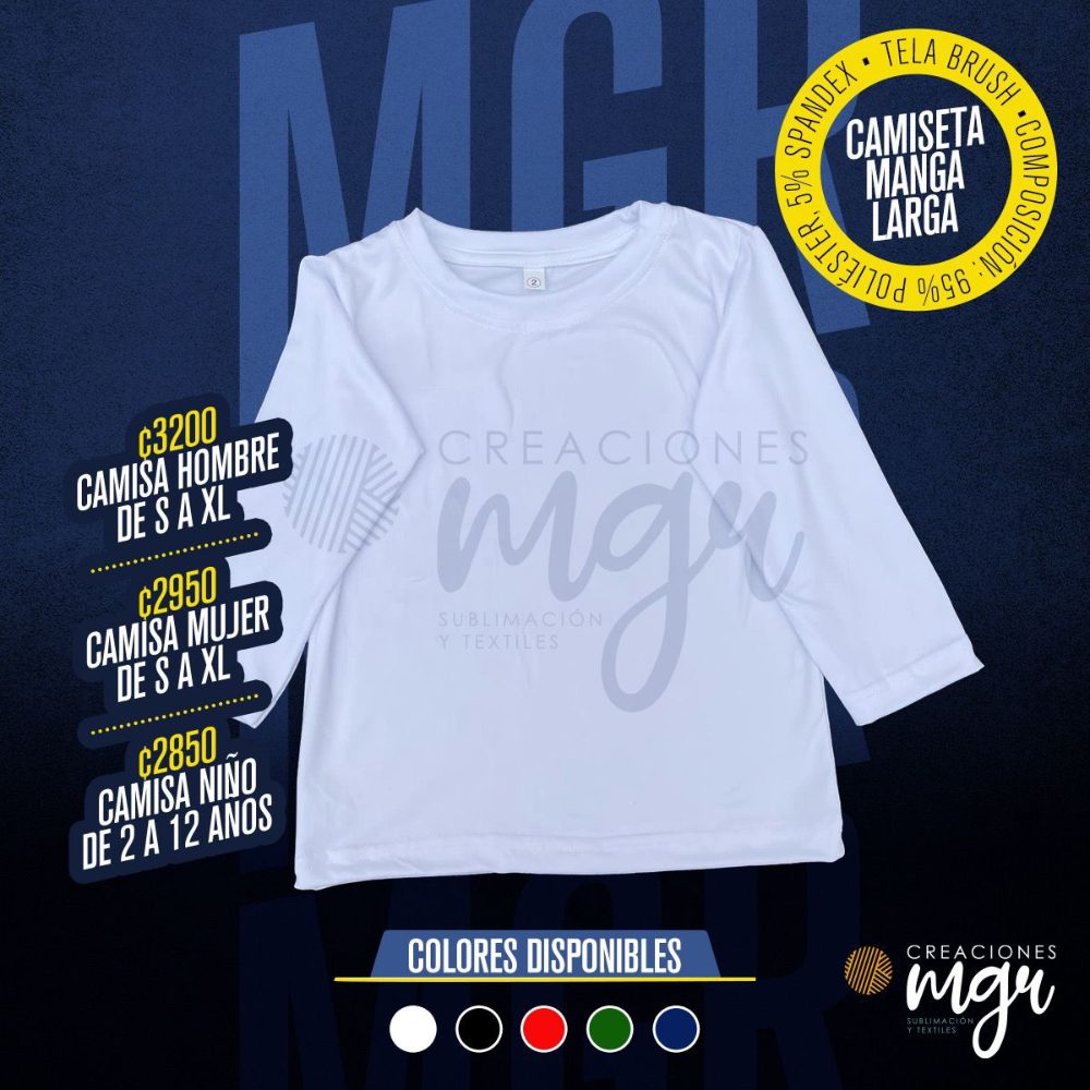Camisetas manga larga