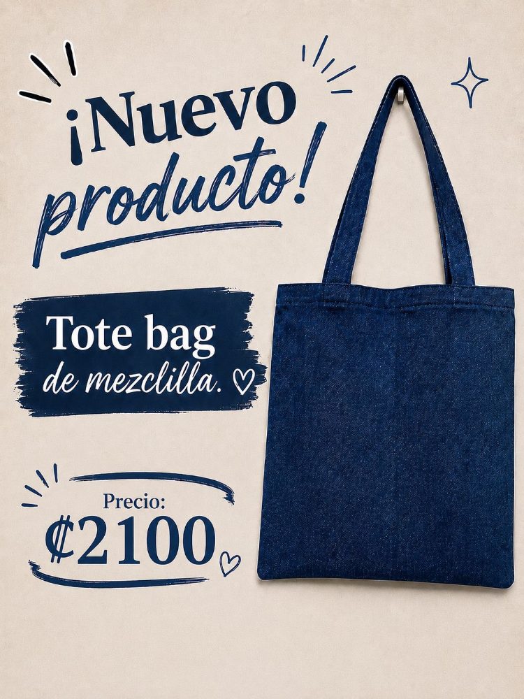 Tote bag de mezclilla
